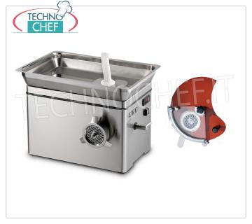 Technochef - TRITACARNE REFRIGERATO, con BOCCA 22,  mod. TC22NEVADA,  Professionale, Industriale