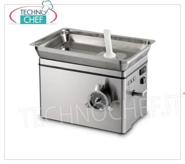 Technochef - TRITACARNE REFRIGERATO, con BOCCA 32, RESA 650 Kg/h, mod. TC32NEVADA TRITACARNE REFRIGERATO, con BOCCA 32,  marca SIRMAN, RESA 650 Kg/h,  Professionale, industriale, V.230/1, Kw.1,84, Peso 60 Kg, dim.mm.637x455x447h