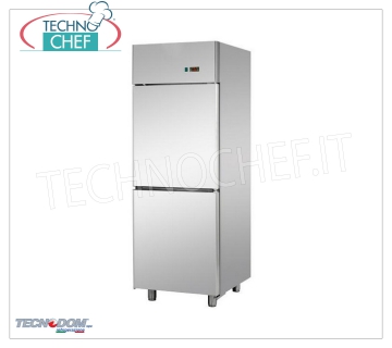 TECNODOM - Armadio Freezer Professionale 2 1/2 porte, lt.600, Mod.A206EKOMBT Armadio Freezer-/Congelatore 2 mezze porte, Marca TECNODOM, struttura in acciaio inox, capacità lt.600, bassa temperatura -18°/-22°C, refrigerazione ventilata, V.230/1, Kw.0,65, Peso 113 Kg, dim.mm.710x700x2030h