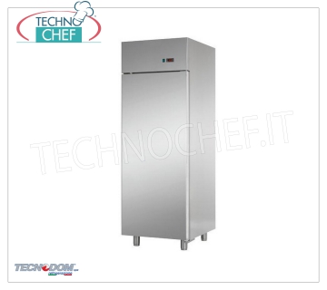 TECNODOM - Armadio Congelatore-Freezer 1 Porta, lt.600, Mod.AF06EKOMBT Armadio Congelatore-Freezer 1 porta, Marca TECNODOM, struttura in acciaio inox, capacità lt.600, bassa temperatura -18°/-22°C, refrigerazione ventilata, Classe G, V.230/1, Kw.0,65, Peso 110 Kg, dim.mm.710x700x2030h