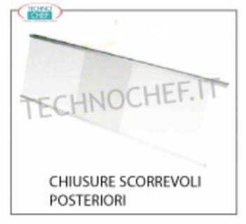 Chiusure scorrevoli posteriori in plexiglass Chiusure scorrevoli posteriori in plexiglass per mod. SALINA 80 lungo mm 1520