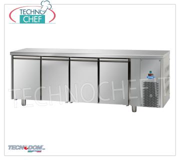 TECNODOM - TAVOLO CONGELANTE/FREEZER 4 porte, lt.630 TAVOLO CONGELANTE/FREEZER 4 PORTE, Marca TECNODOM, capacità lt.630, temperatura d'esercizio -18°/-22°C, refrigerazione ventilata, Gastro-Norm 1/1, V.230/1, Kw.0,728, Peso 147 Kg, dim.mm.2320x715x850h