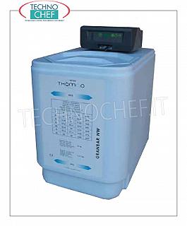 Technochef - Addolcitore automatico cabinato acqua da lt.13 Depuratore/Addolcitore automatico cabinato per acqua fredda con 13 lt. di resina, programmazione elettronica, resa max: 1200 lt/h, V.12 (alimentatore incluso), dim.mm.320x520x525