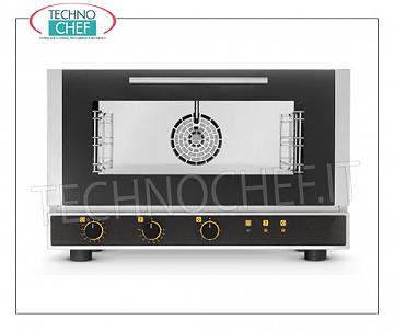 Tecnoeka - FORNO CONVEZIONE VAPORE Elettrico, 3 teglie GN 1/1 (mm 530x325), Professionale - EKF311UD FORNO CONVENZIONE VAPORE Elettrico Ventilato, con camera di cottura per 3 TEGLIE GASTRO-NORM 1/1 (mm 530x325), COMANDI ELETTROMECCANICI, V.230/1, Kw.3,7, Peso 45 Kg, dim.mm.790x752x504h