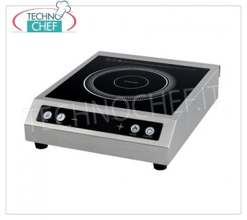 TECHNOCHEF - Piastra ad Induzione da Tavolo, Superficie Induttiva Ø 120÷260 mm, Mod.TT350TOUCH