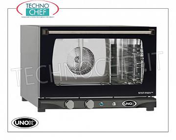 UNOX - Forno Convezione Elettrico con Umidificatore, mod. XFT113 STEFANIA, 3 Teglie da cm 46x33 FORNO CONVENZIONE elettrico con Umidificatore UNOX-Linea MISS, per GASTRONOMIA e PASTICCERIA, capacità 3 TEGLIE da mm. 460x330, versione con COMANDI MANUALI ed UMIDIFICATORE, V. 230/1, Kw. 3,00, Peso 25 Kg, dim.mm. 600X655x429h