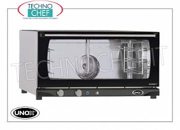 UNOX - Forno Convezione Elettrico con Umidificatore, mod. XFT183 ELENA, 3 Teglie da cm 60x40 FORNO CONVENZIONE elettrico UNOX-Linea MISS, per GASTRONOMIA e PASTICCERIA, capacità 3 TEGLIE da mm.600x400, versione con COMANDI MANUALI ed UMIDIFICATORE, V.230/1, Kw.3,2, Peso 40 Kg, dim.mm. 800x774x429h