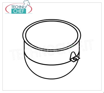 Fimar - VASCA per IMPASTATRICE PLANETARIA PLN20 Vasca aggiuntiva da lt.20, per impastatrice planetaria Mod.PLN20