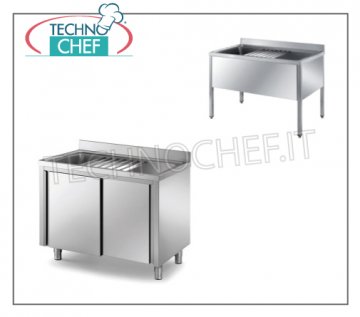 Vasconi in Acciaio Inox  per lavaggio pentole 
