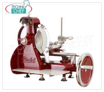 Berkel - AFFETTATRICE a VOLANO Mod.B2, lama Ø 265 mm, Affettatrice manuale a volano, marca BERKEL, colore rosso, con lama diametro mm 265, peso 33, dim.mm.680x530x540h