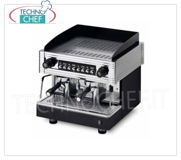 WEGA - Macchine Caffè Espresso 2 GRUPPI, Professionale per Bar, Linea ORION GOLD, Mod. EVD2COG Macchina per Caffè espresso Professionale per Bar, Automatica, Compatta, 2 gruppi, Linea Orion Gold, Marca WEGA, versione Compatta, caldaia lt.7, 2 lance vapore, 1 prelievo acqua calda, V.230/3-400/3+N, Kw.2,9/3,1, Peso 80 Kg, dim.mm.510x545x515h